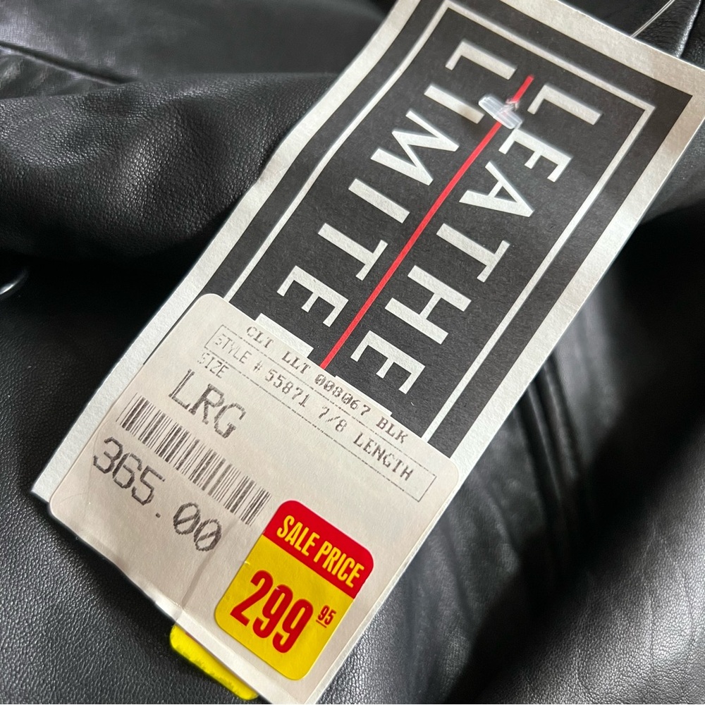 NOS Leather Limited Black Coat Thermolite Active Removable Insulation Women’s L - Picture 2 of 15